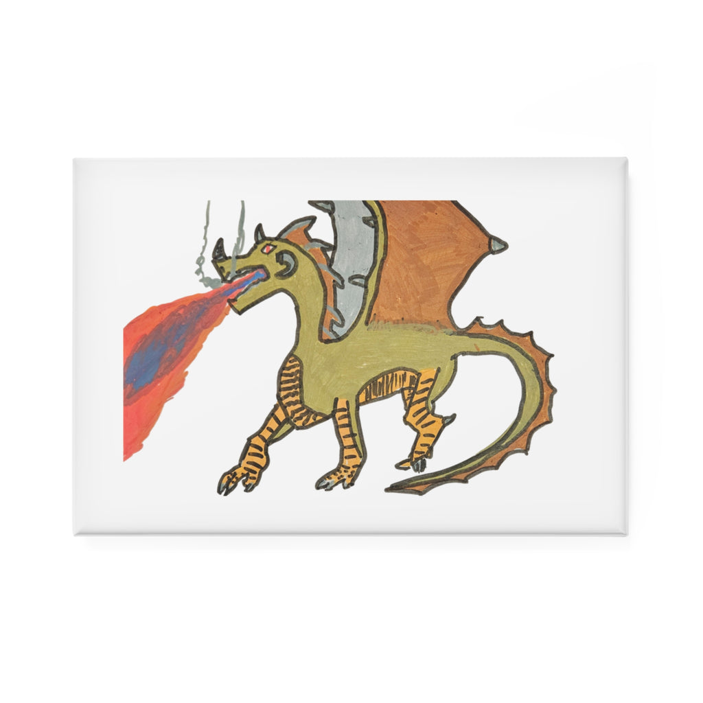 Fantasy Button Magnet, Rectangle