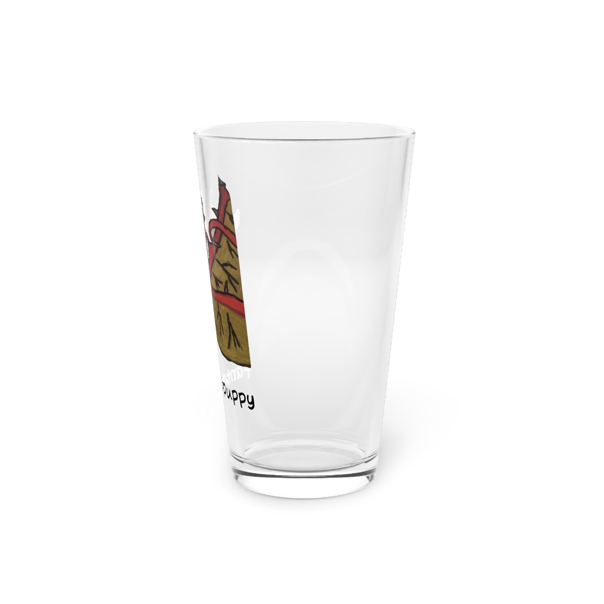 Fantasy Puppy Pint Glass, 16oz