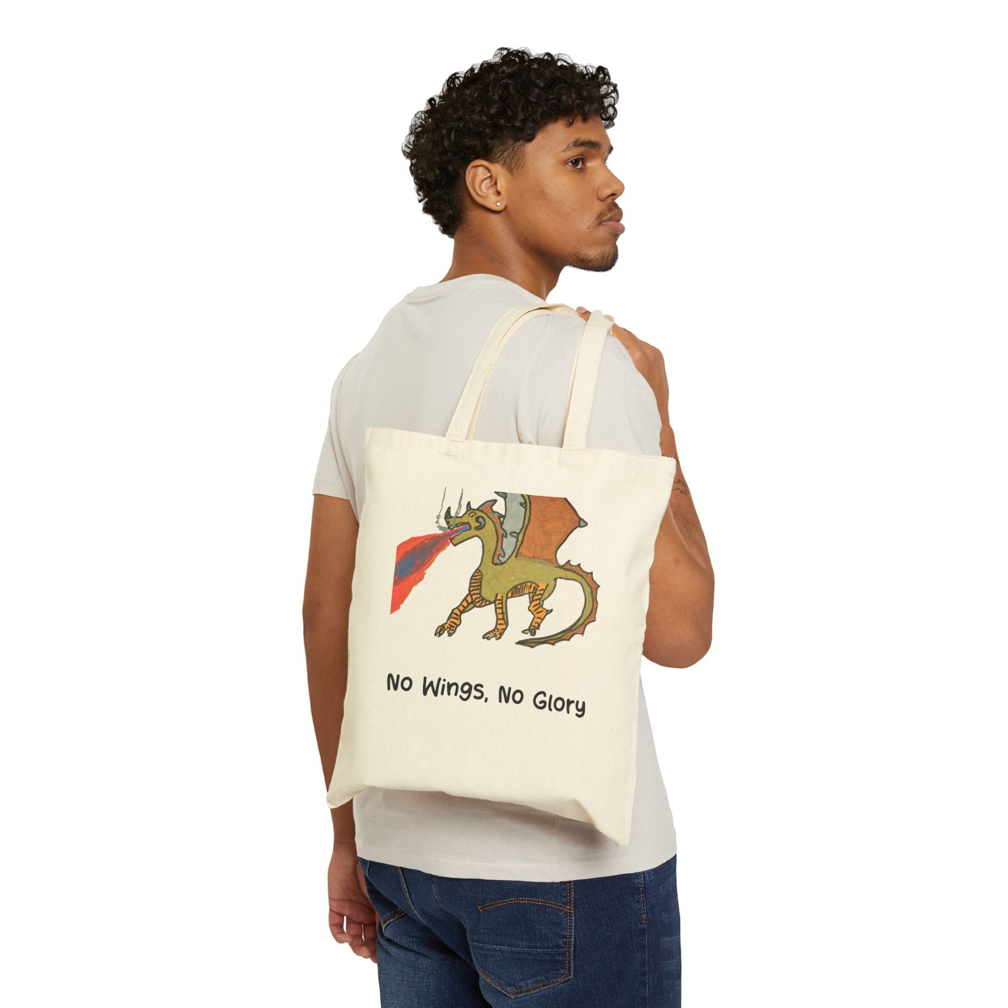Fantasy Cotton Canvas Tote Bag