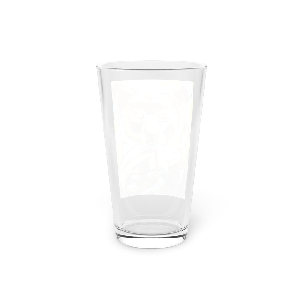 whimsy grr Pint Glass, 16oz