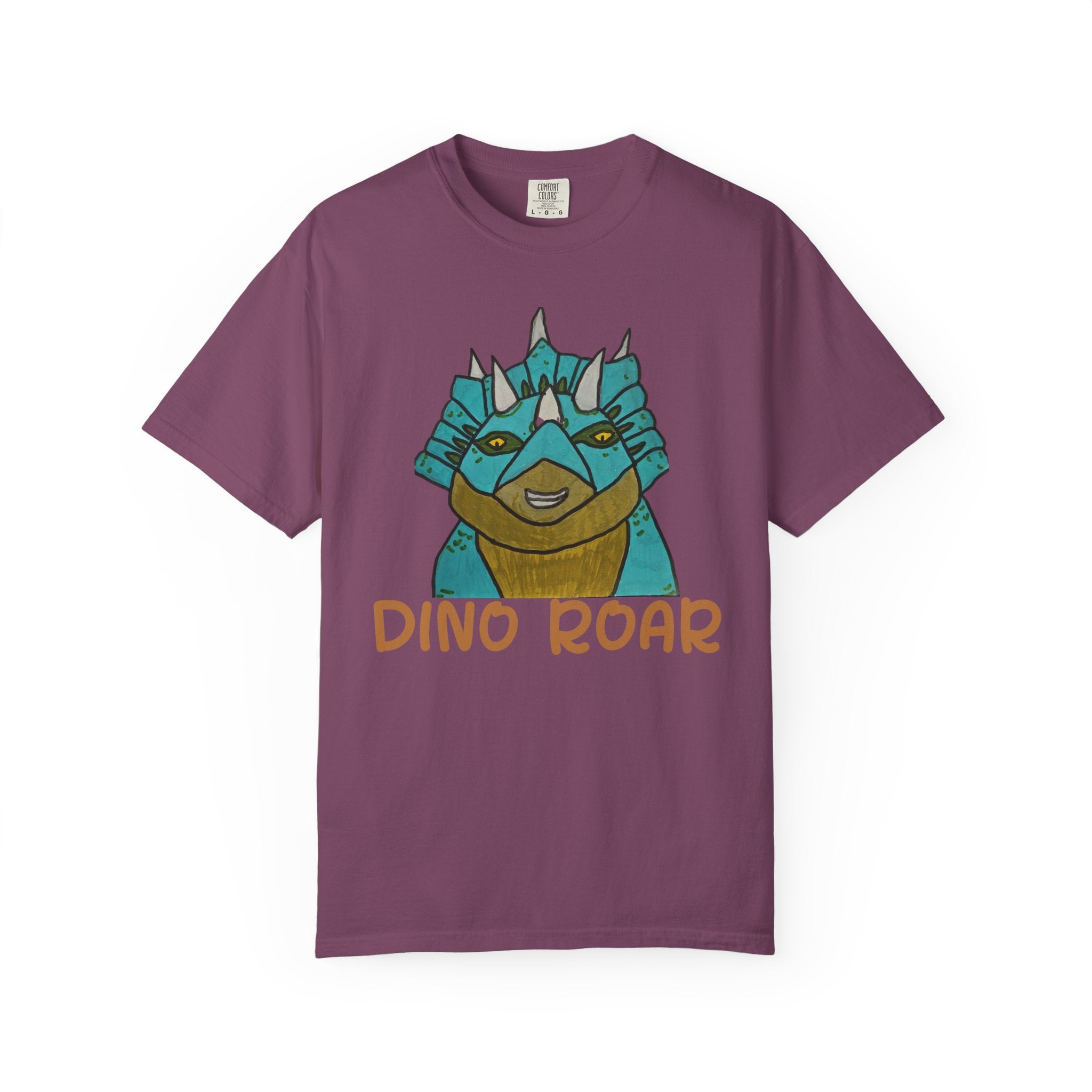 Dino Roar Triceratops Tee | Dinosaur Illustration T-Shirt