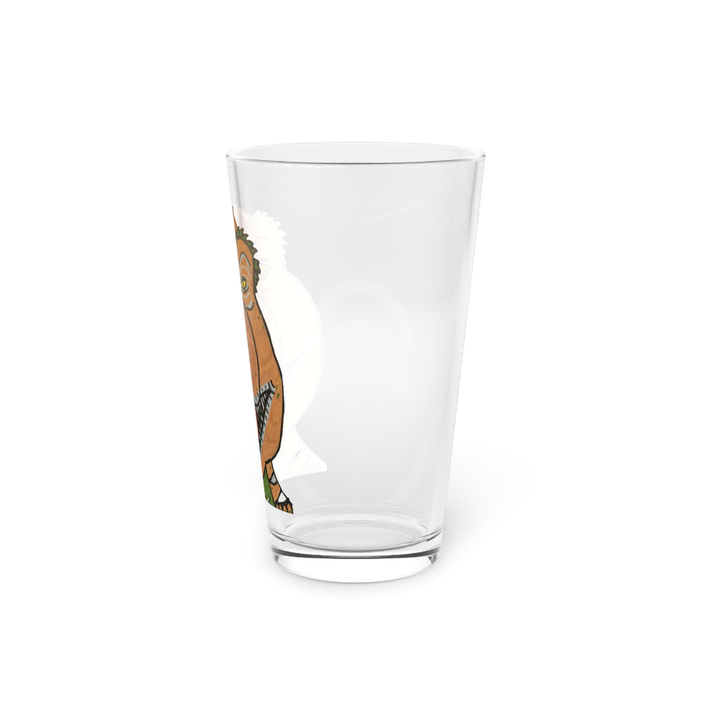 Dino Roar Pint Glass, 16oz