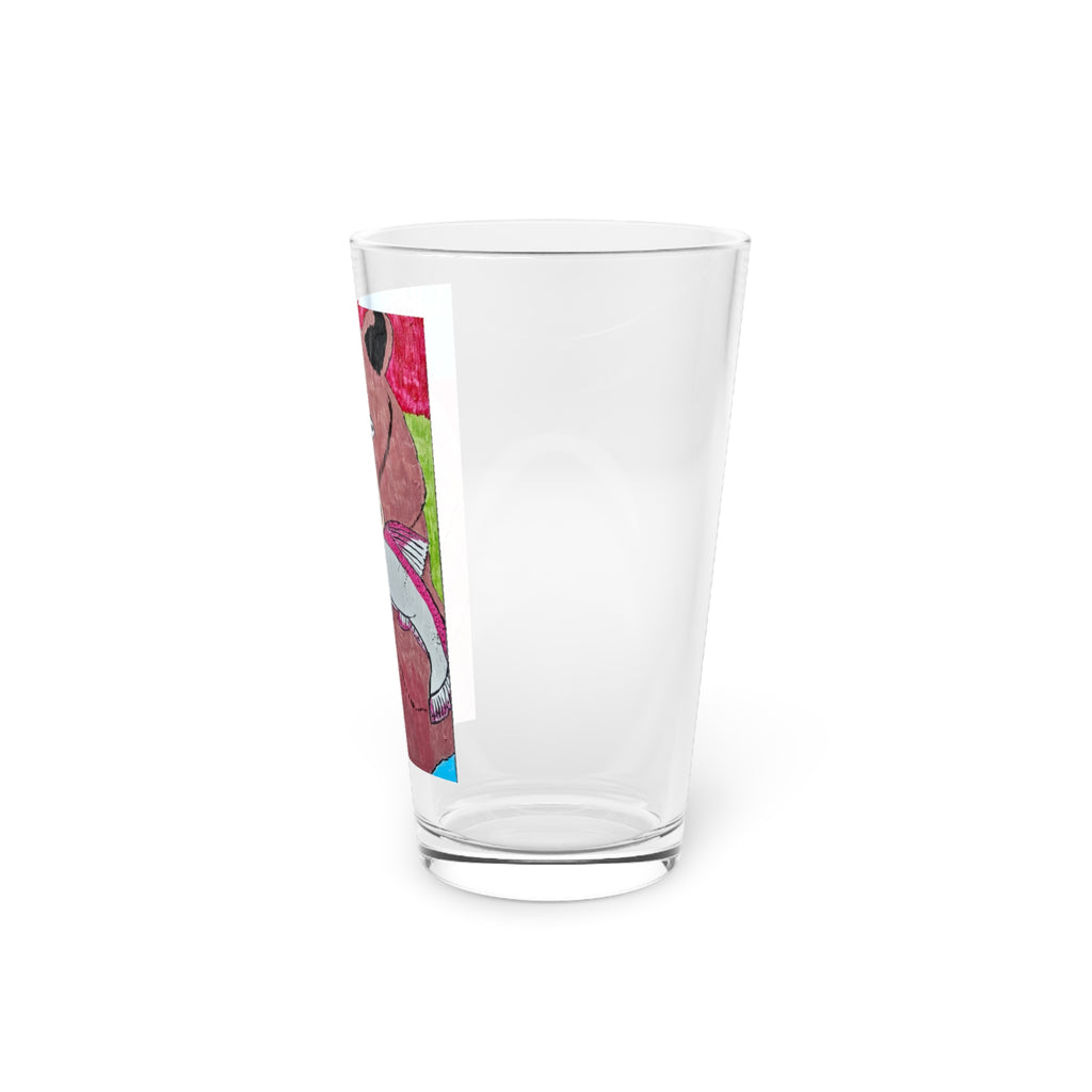 whimsy grr Pint Glass, 16oz