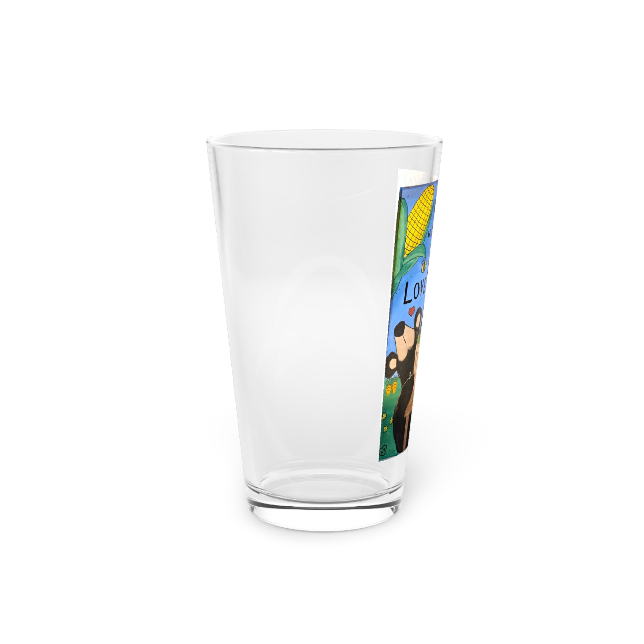 whimsy grr Pint Glass, 16oz