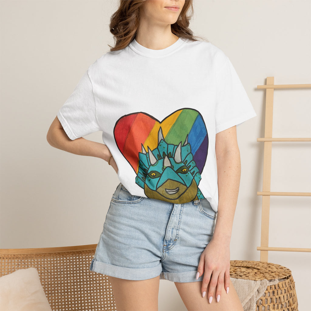 Pride Heart Triceratops T-Shirt
