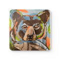 whimsy grr Corkwood Coaster Set