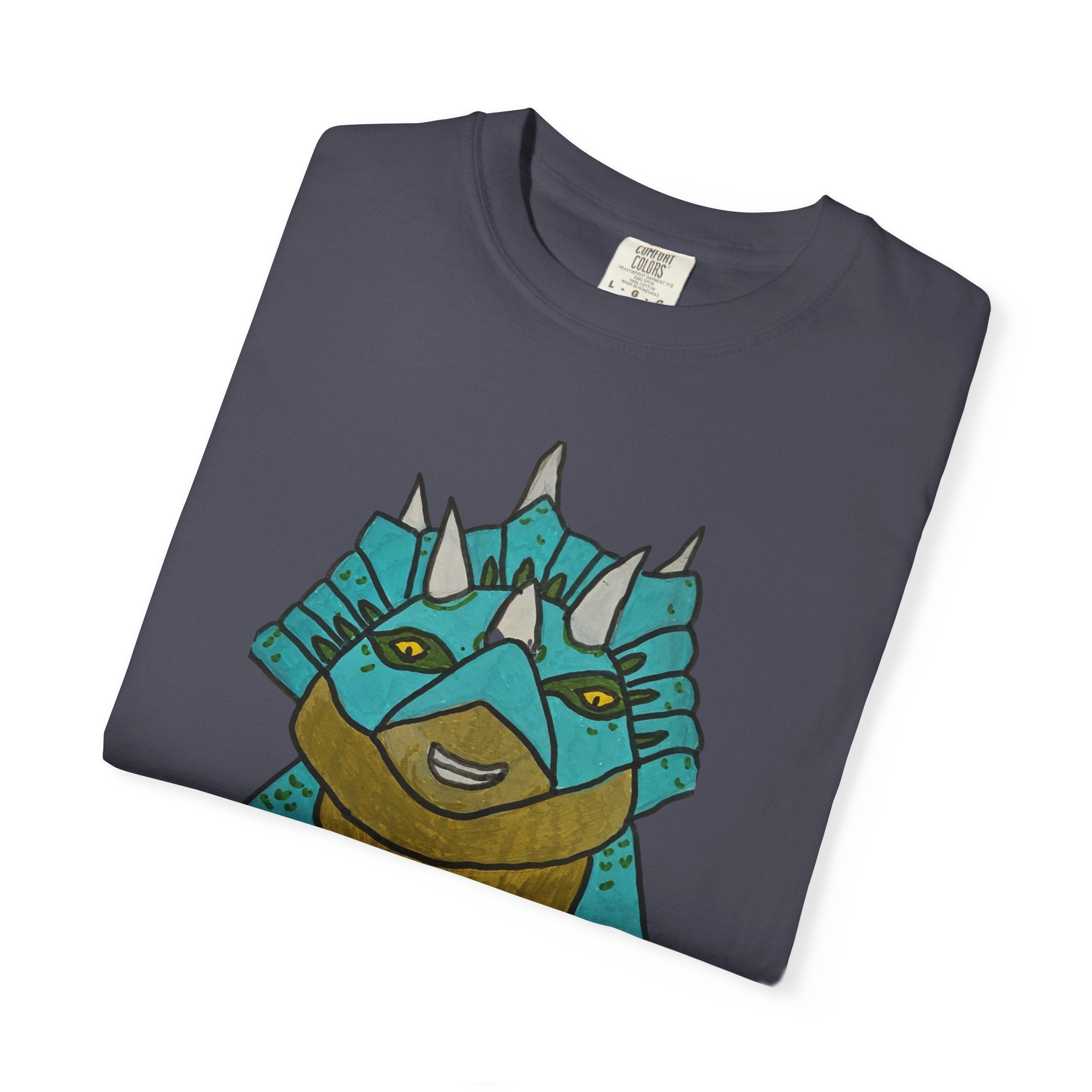 Dino Roar Triceratops Tee | Dinosaur Illustration T-Shirt