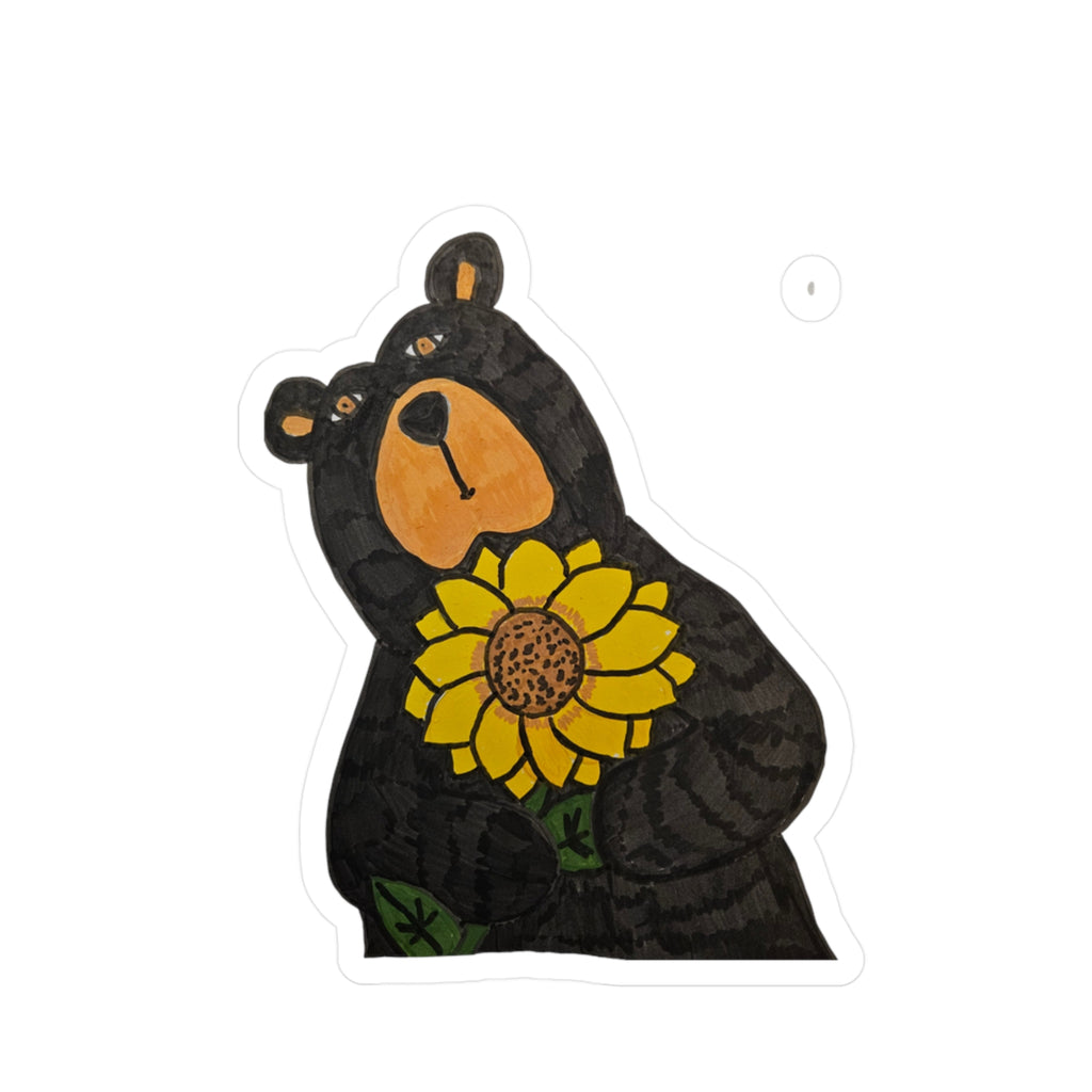 Whimsy Grr Sunflower Kiss-Cut Vinyl Decals