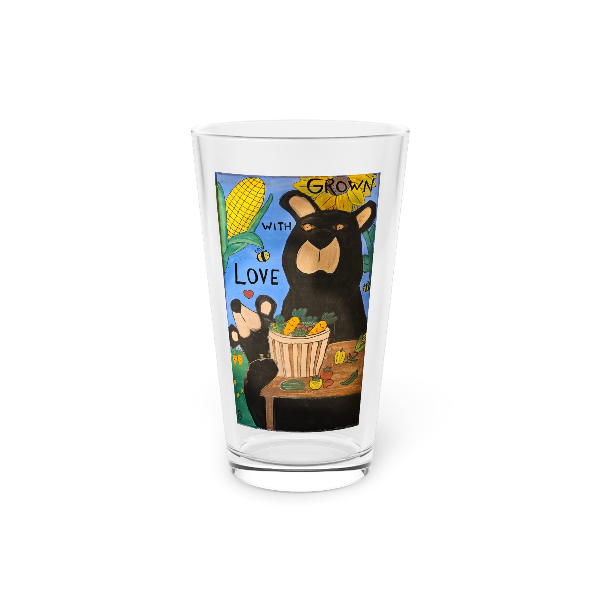 whimsy grr Pint Glass, 16oz