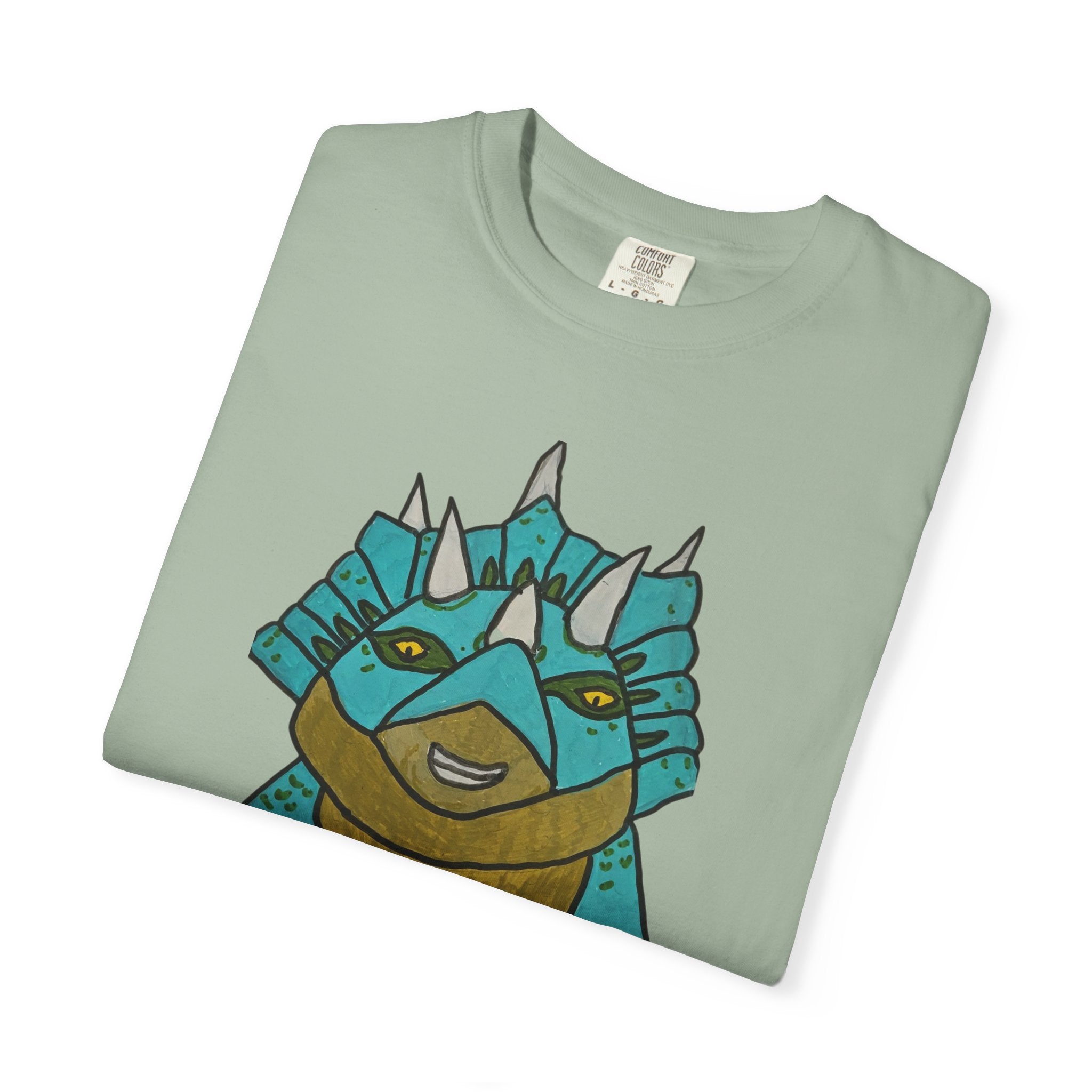 Dino Roar Triceratops Tee | Dinosaur Illustration T-Shirt