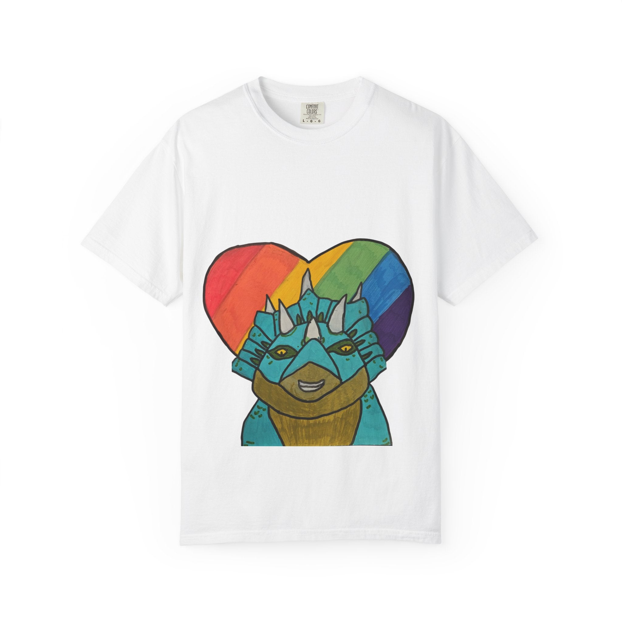 Pride Heart Triceratops T-Shirt