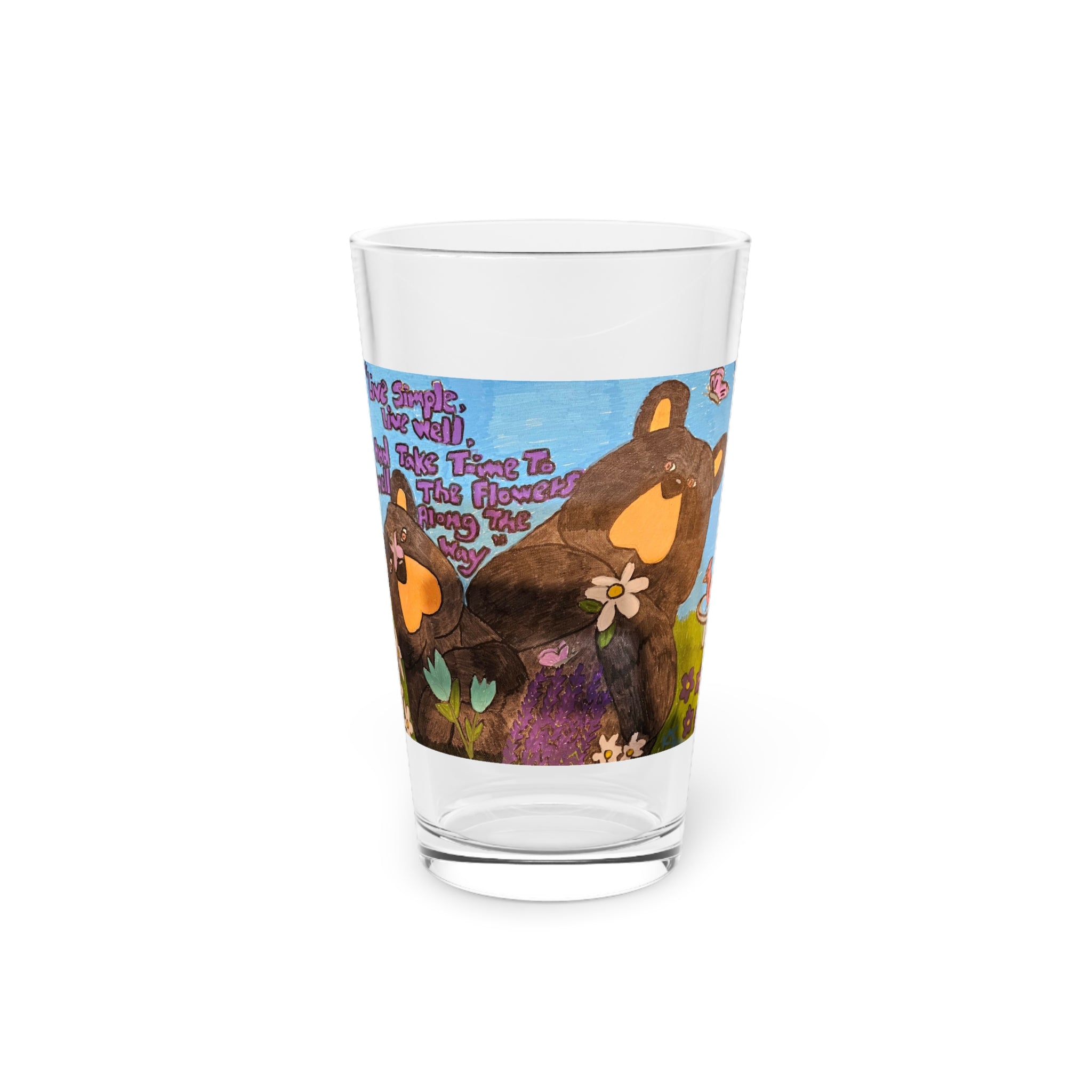 whimsy grr Pint Glass, 16oz