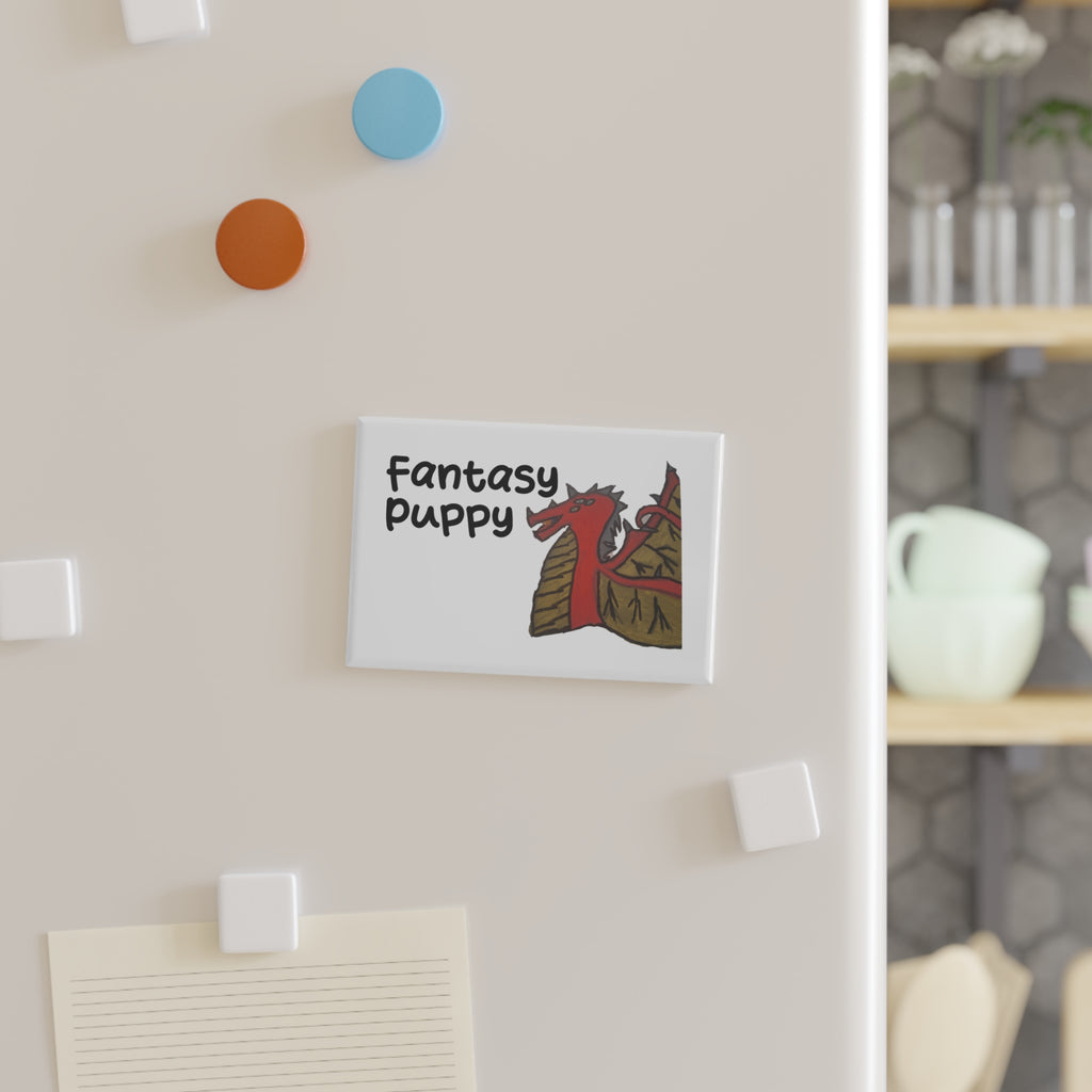 Fantasy Button Magnet, Rectangle
