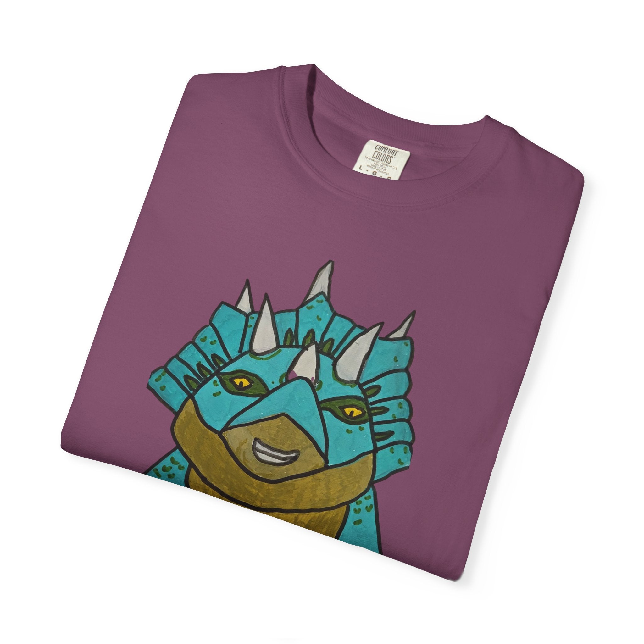 Dino Roar Triceratops Tee | Dinosaur Illustration T-Shirt
