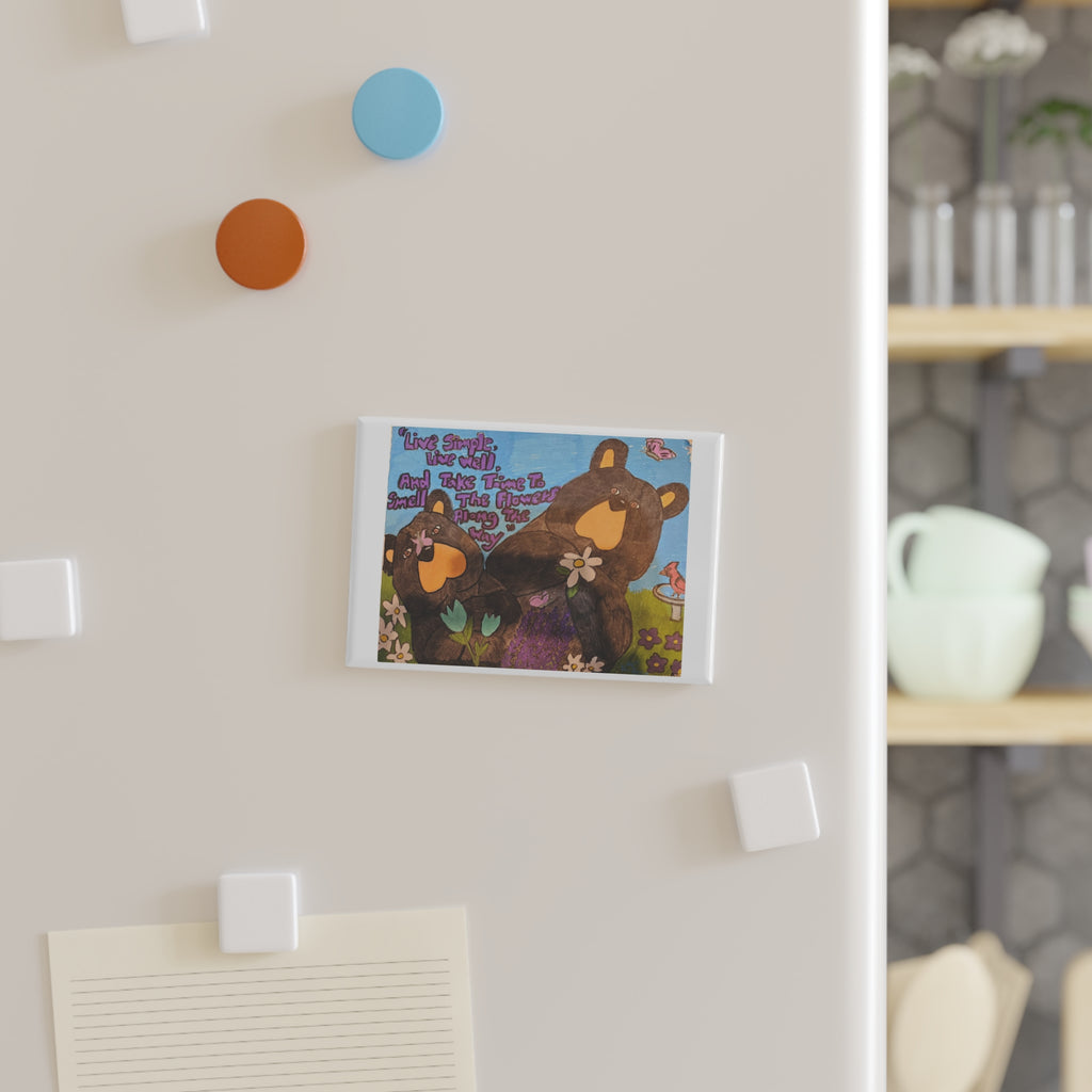 whimsy grr Button Magnet, Rectangle