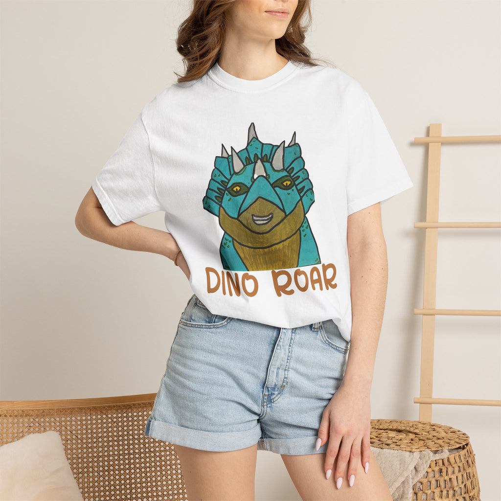 Dino Roar Unisex Garment-Dyed T-shirt