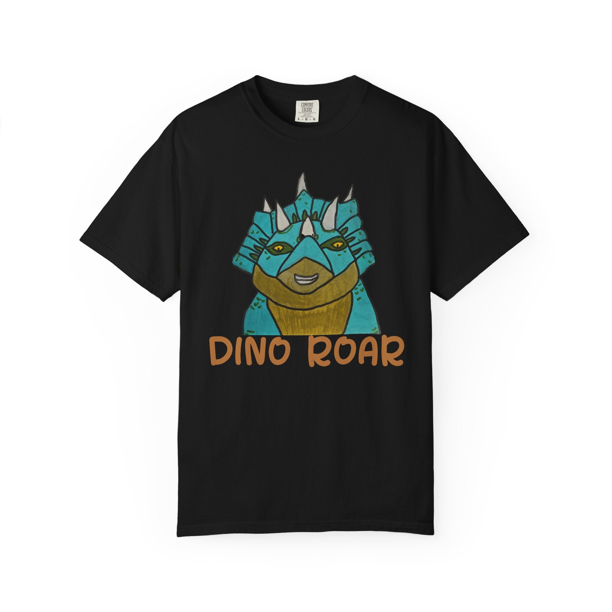 Dino Roar Triceratops Tee | Dinosaur Illustration T-Shirt