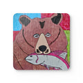 whimsy grr Corkwood Coaster Set