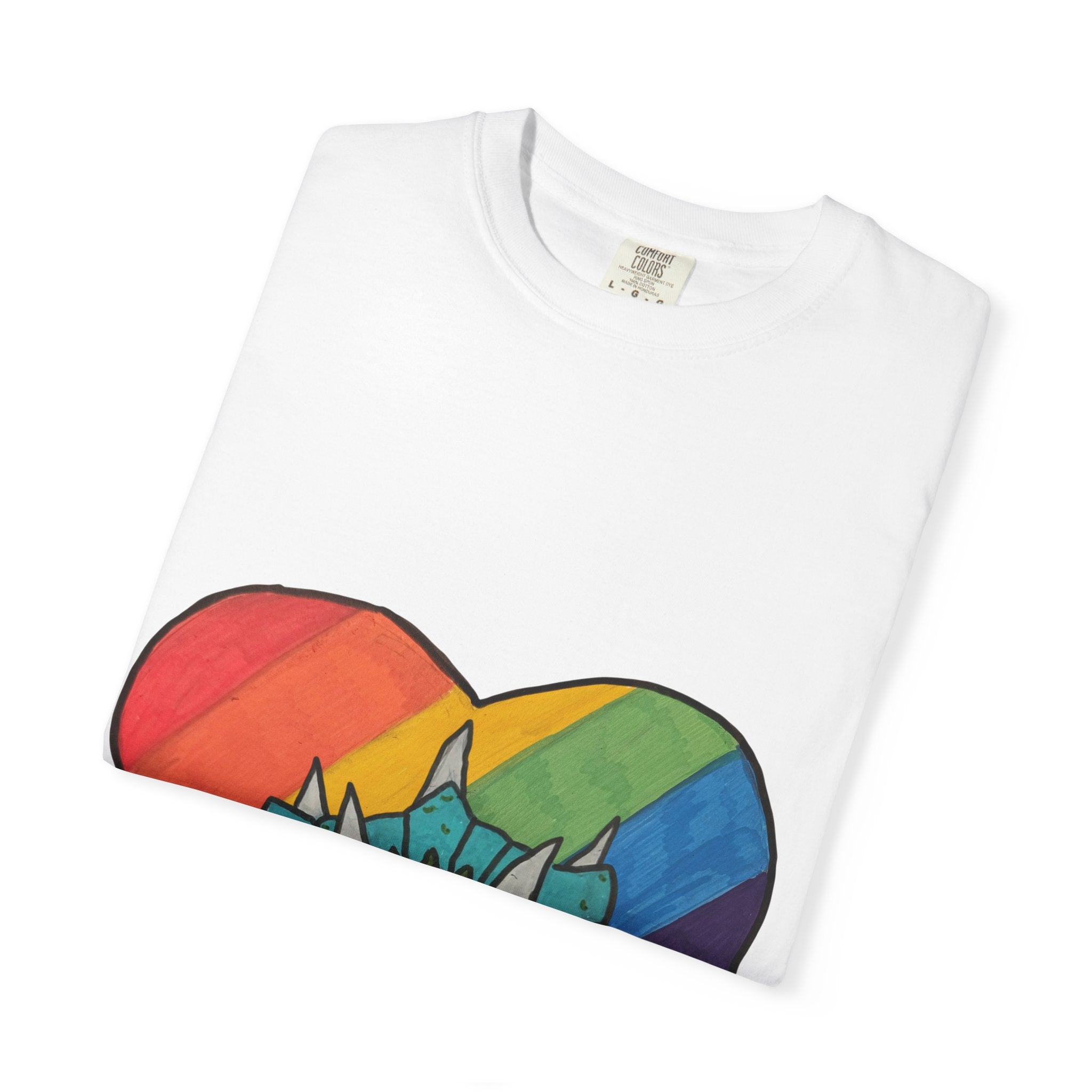 Pride Heart Triceratops T-Shirt